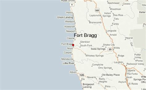 Fort Bragg Ca Map
