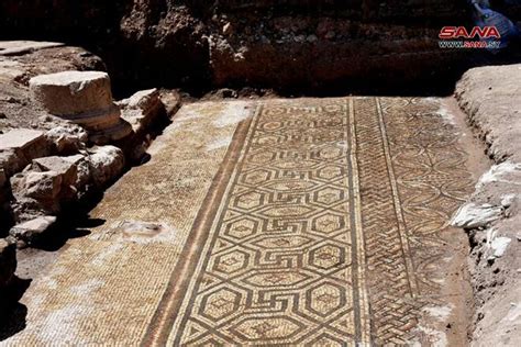 Third Stunning Roman Mosaic Unearthed At Syrias Al Rastan