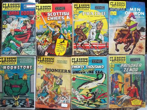 Classics Illustrated Original Painted Cover Comics12 in allFair to VG/NF - Classics 