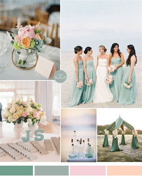 This is the ultimate guide to beach wedding attire for guests! beach wedding color ideas | Tulle & Chantilly Wedding Blog