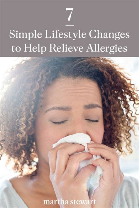 Seven Simple Lifestyle Changes That Can Help Relieve Your Allergy