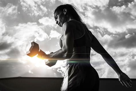 Wallpaper Workout Motivation Gym Girl Dumbbells In 2021 Workout