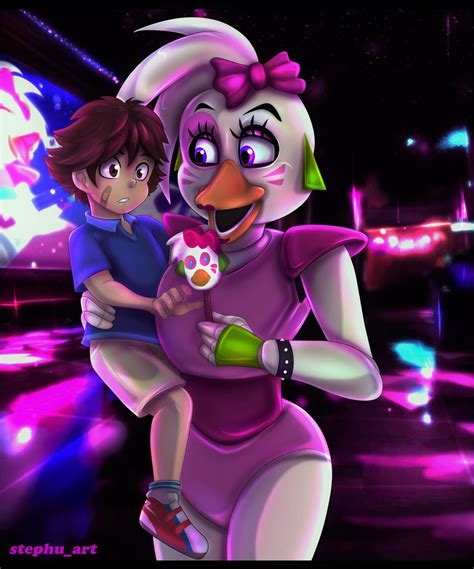 Glamrock Chica And Gregory Art Post Five Nights At Freddys Amino
