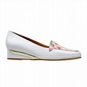 Van Dal Shoes - Verona III Classic Wedges in White and Tropical Print ...