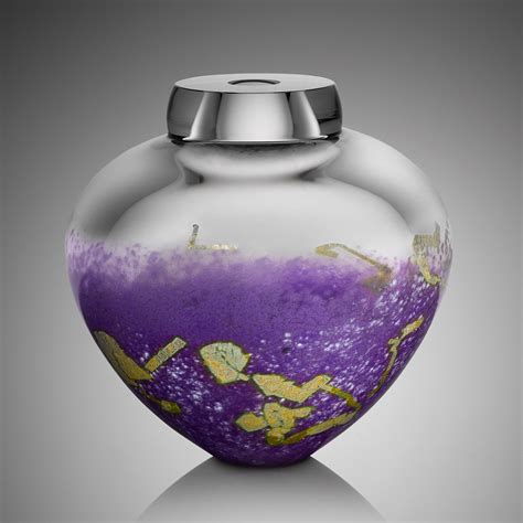 Orchid Emperor Bowl By Randi Solin Art Glass Vessel Artful Home