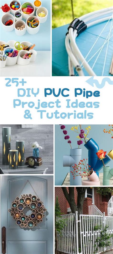 25 DIY PVC Pipe Project Ideas Tutorials Noted List