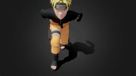 Naruto Uzumaki Running Animation Download Free 3d Model By Monhoo