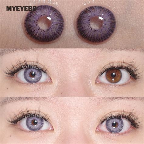 Myeyebb New York Iii Violet Colored Contact Lenses