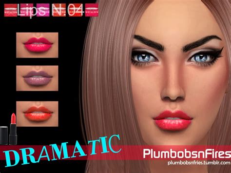 Plumbobs N Fries Dramatic Lips N04