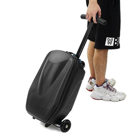 Scooter Luggage Travel Carry Suitcase Trolley Skateboard Storage Pc
