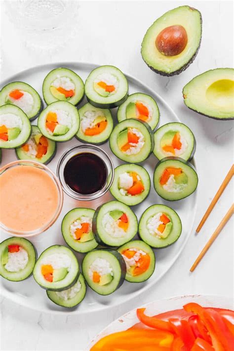The Original Stuffed Cucumber Sushi Rolls Live Eat Learn