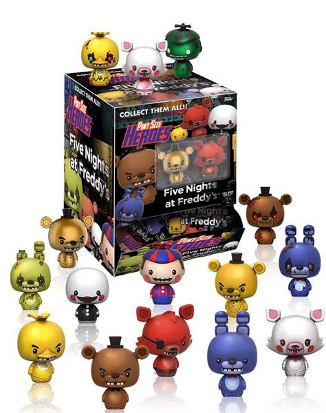 Five Nights At Freddys Pint Size Heroes Figures By Funko Five Nights