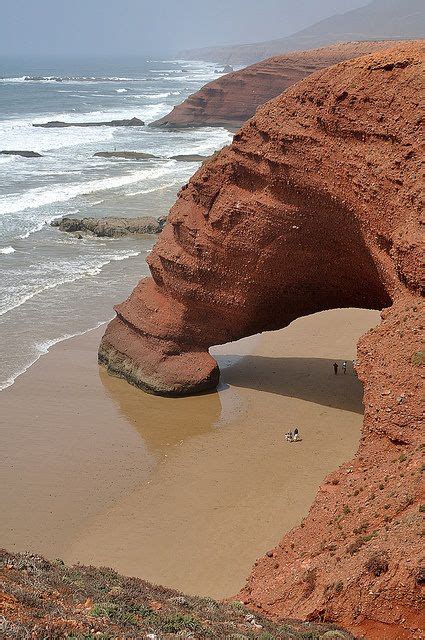 Natural Arch Legzira Beach Morocco Morocco Around