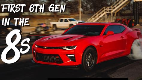 Watch The Fireball Camaro Become The First 6th Gen Camaro In The 8s