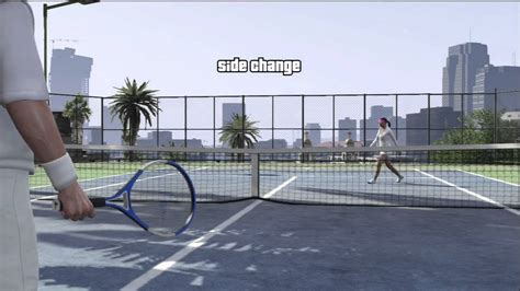 Gta 5 Grand Theft Auto 5 Michael Playing Tennis Youtube
