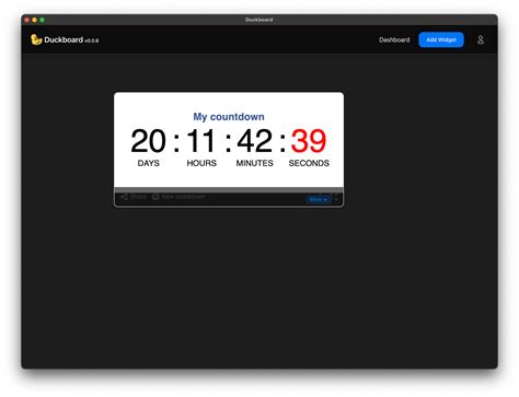 How To Create A Desktop Countdown Widget Duckboard Desktop Widget