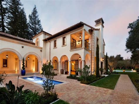 Contemporary Italian Villa In Atherton California Luxury Homes
