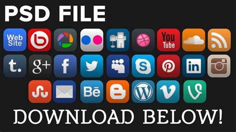 Social Media Icon Pack Free Download Youtube