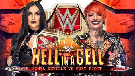 Wr3d Hell In A Cell Sonya Deville Vs Ruby Riott Raw Women´s