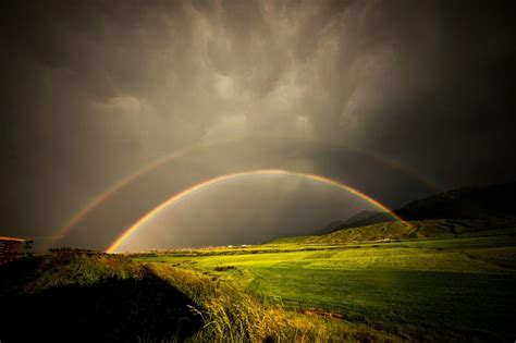 Download Rainbow During Storm Royalty Free Stock Photo And Image