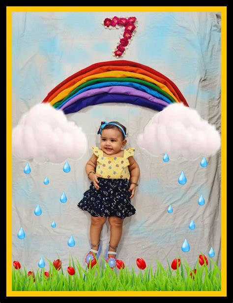 7 Month Photoshoot Baby Photoshoot Boy Baby Photoshoot Girl Rainbow