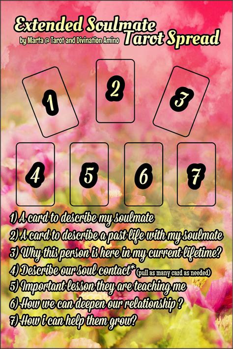 Extended Soulmate Tarot Spread Wiki Tarot And Divination Amino