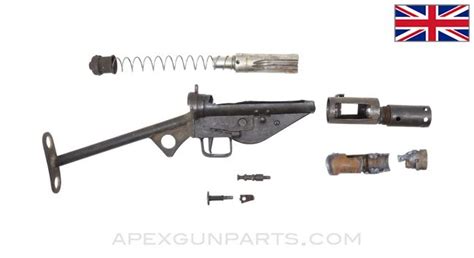 Sten Mk2 Smg Parts Set With A Mk5 Barrel Nut T Stock Included 9x19