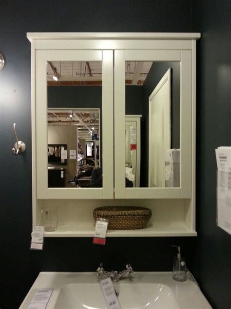 Ikea Hemnes Mirror Cabinet With 2 Doors 170 Also In Black Brown Stain