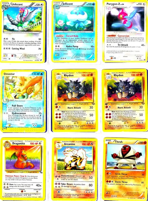 Pokémon card template free printable. 5 Best Images of Printable Pokemon Cards - Rare Pokemon ...