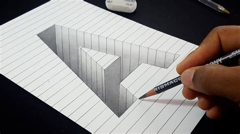 Https://techalive.net/draw/how To Draw A 3d Hole In Paper