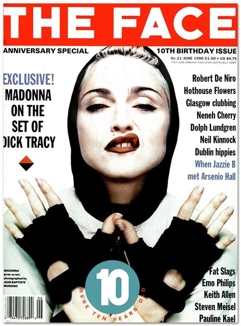 The Face The Face Magazine Neville Brody Madonna