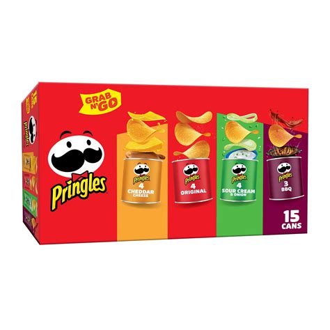 Pringles Potato Crisps Snack Chips Variety Pack 15ct 206oz Walmart