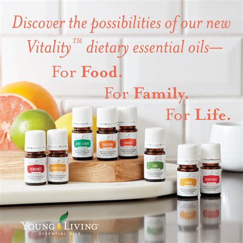New Vitality Line Of Essential Oils From Young Living