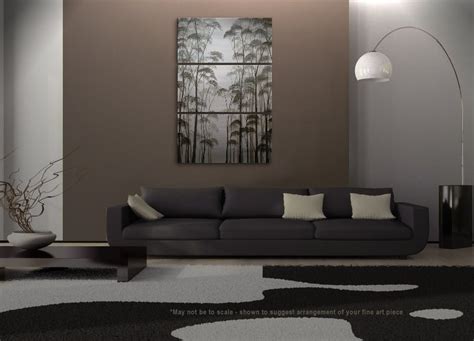 10 ways to make your home look pinterest worthy. Large Tree Painting Black and White Art Aspens Zen Asian ...
