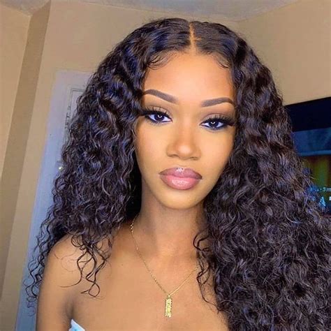 Curly Wave Wig 13x4 Lace Frontal Wig With Realistic Hairline In 2020