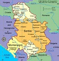 Serbia Map - ToursMaps.com