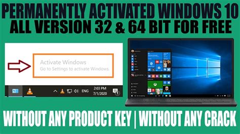 How To Activate Windows 10 All Versions Life Time With Out Any Key100