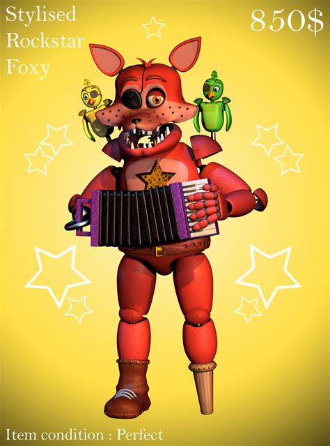Stylised Rockstar Foxy By Popi01234 On Deviantart