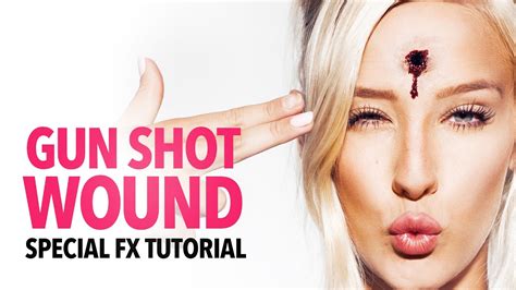 Gun Shot Wound Special Fx Makeup Tutorial Youtube