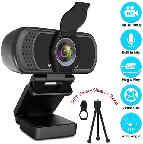 Webcam Hd 1080p Web Camera Usb Pc Computer Webcam With Microphone
