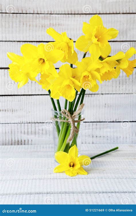 Fragrant Daffodils In A Vase Stock Image Image Of White Daffodil