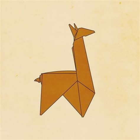 Llama Origami Ceilidhleevi