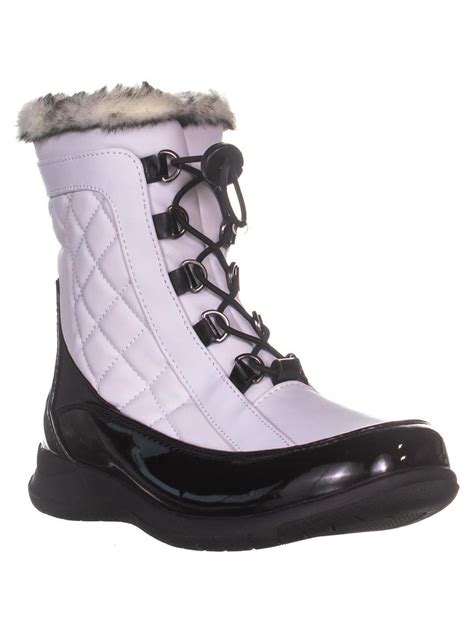 Sporto Womens Sporto Jenny Mid Calf Winter Boots White 85 Us