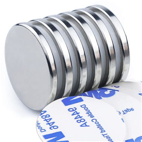 Buy Diymagpowerful Neodymium Disc Magnets With Double Sided Adhesive