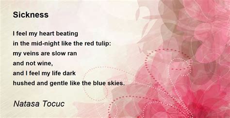 Sickness Poem By Natasa To Poem Hunter