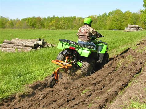 Atv Garden Plows The Best Plowing Attachments To Use Your Atv And Utv