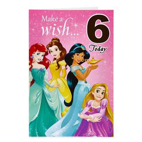 Princess Printable Birthday Card
