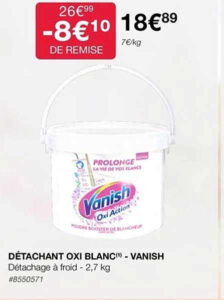 Promo Détachant Oxi Blanc Vanish Chez Costco Icataloguefr