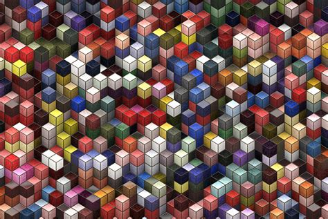 Cororful Cubes 2 Painting By Jack Zulli Fine Art America