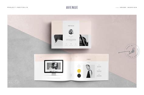 Avenue Portfolio | Creative InDesign Templates ~ Creative Market
